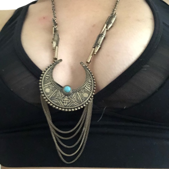 Boho chic goddess necklace - Picture 2 of 3